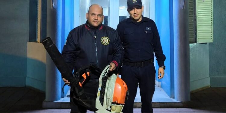 Recuperaron una máquina sopladora que había sido sustraída a los Bomberos Voluntarios
