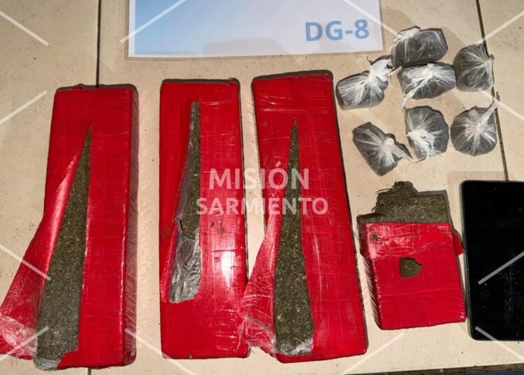 La Policía incautó droga valuada en 25 millones de pesos y detuvo a un hombre