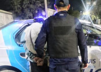 Demoraron a un individuo que quiso ingresar a una vivienda con intenciones de robo