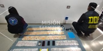 la Policía incautó droga valuada en 25 millones de pesos y detuvo a dos individuos