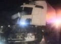 Dos camiones protagonizaron un choque en la Autopista de las Serranías Puntanas