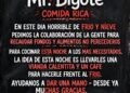 En medio del frío, piden ayuda para llevar viandas calientes a personas en situación de calle