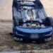 Una mujer resultó lesionada tras el vuelco de un automóvil