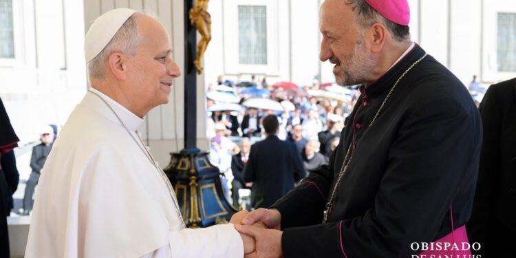 El papa León XIV recibió al obispo de San Luis