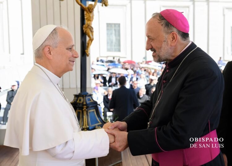 El papa León XIV recibió al obispo de San Luis
