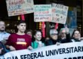 San Luis también marchó en defensa del presupuesto universitario
